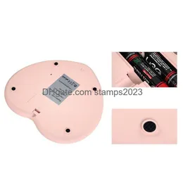 Bilancia da cucina digitale elettronica mini cuore rosa all'ingrosso bilancia da cucina digitale accurata cottura al grammo 2000G / 0.1G consegna goccia scuola ufficio Dhzkn