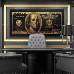 Paintings Money Old Man Gold Dollar Gift Wall Art Home Decor Hd Print Modular Picture Posters Canvas Painting For Bedroom Artwork 179q