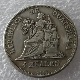 GUATEMALA 1894 4 Reales Copia moneta Alta qualità281q