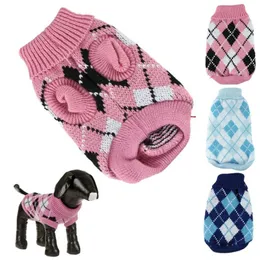秋の冬のためのペット・スウィアラーの新しい資格のあるペットセーター犬の暖かい編み物のかぎ針編み衣服