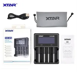 Caricabatterie XTAR VC4S Chager NiMH con display LCD per batterie agli ioni di litio 10440 18650 18350 26650 32650 Caricabatteriesa35a35a374630521