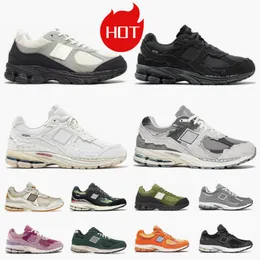 2024 NEW 2002r Designer Casual Shoes 2002 R Protection Pack rain cloud Phantom Black White Grey Pink Purple Incense Suede Red Camo Navy Blue Men Women Sports Trainers