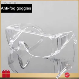 1 PC Transparent Skydiving Goggles Protective Safety Eye Protecting Glasses For Men Women Cycling Sunglasses ldd240313