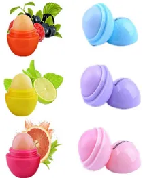 3D Makeup Round Candy Color Moisturizing Lip Balm Natural Plant Sphere Lip Gloss Lipstick Fruit Embellish Lip Smacker2141592