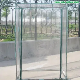 Zestawy 100x 50 x 150 cm PE Cover Greenhouse Home Plant Greenhouse Waterproof Namiot Garden Cover (bez żelaza)