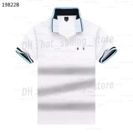 جودة عالية BOS S TEES Mens Designer Clothing Mens T Shirt Polos Hugo Bos S Polo Summer Business Leisure Polo Running Outdoor Short sportswear 12