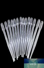 100pcs 3ml Kapasite Şeffaf Plastik Tek Kullanımlık Dereceli Transfer Pipetleri Laboratuvar Kimyasalları için Göz Damlası Deney Sarf Malzemeleri3600430