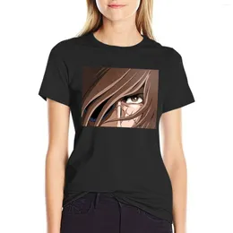 女子ポロスアルバトール海賊de l_espace cicatrice classique tシャツヴィンテージ服tシャツかわいい女性Tシャツ