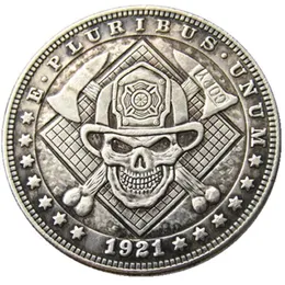 HB90 Hobo Morgan Dollar Skull Zombie Skeleton Copy Coins Brass Craft Ornaments Home Decoration Accsories312h