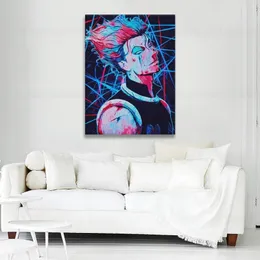 Nordic Poster Wand Kunst Leinwand Malerei HunterxHunter Hisoka Morow HxH Anime Für Wohnzimmer Decorati Paintings280A