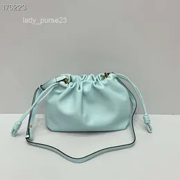 2024 Spain Tote Bag Flamenco Urse Women Bags Pillow Totes New Fashion Leather Small Drawstring Bucket Unique Style Wrinkled Soft Leather Cross Body