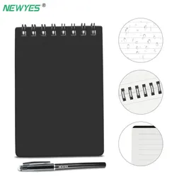 Mini A7 wymazalny papier Papier wielokrotnego użytku Smart Microwave Wave Cloud Erase Notepad Portable Diary Office School Mały rozmiar 240306