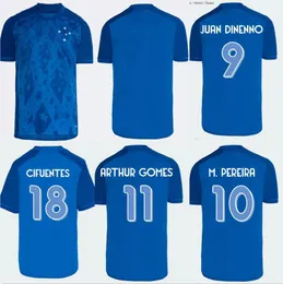 2024 2025 Cruzeiro EC maglie di calcio casa GILBERTO M.VITAL JUSSA MACHADO WESLEY BRUNO R NIKAO 24 25 uomini e bambini camicia di calcio CIFUENTES ARTHUR GOMES M.PEREIRA