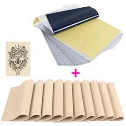 Tattoo Skin Practice 5pcs and 10pcs Transfer Paper Double Sided Microblading Permanent Makeup Silicone for Beginner And Artists 240304