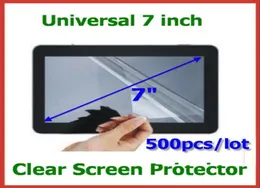 500 st Universal 7 tum LCD -skärmskydd inte i full skärmstorlek 155x92mm Inget detaljhandelspaket för GPS -surfplatta PC Protective Film9810393