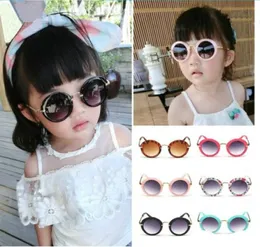 Fashion kids little boys girls women young children retro antiUV400 sun shades infant goggles eyeglasses sunglass1992702