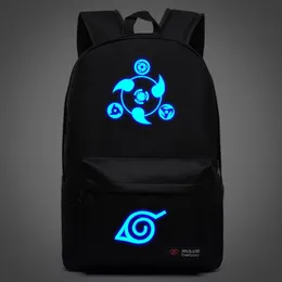 New Naruto Backpack Boy Girl Hokage Ninjia School Bags For Teenagers Sports Bag Japanese Anime Canvas Backpacks2345
