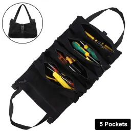 Bags Car Seat Back Organizer Bag Tool Roll Up Bag Tactical Storage Molle Bag Hanging Tool Bag Hunting Tools Carrier Pouch