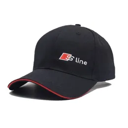 Sline logotipo boné de beisebol rs speedway chapéu de corrida moto gp velocidade carro bonés masculino e feminino snapback para fãs audi verão s linha hats340r