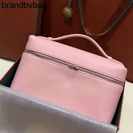 Loro Piano Mirror novo couro real 10A bolsa feminina top designer de luxo bolsa de ombro segurando bolsa de moda clássica L19 réplica TOGO caixa de presente cor sólida