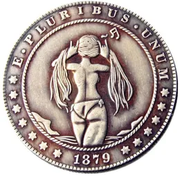 HB100 Hobo Morgan Dollar Schädel Zombie Skelett Kopie Münzen Messing Handwerk Ornamente Heimdekoration accssories290u