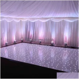 Led Dance Floor Acrylic Starlit White/Rgb Light Flooring Tiles Stage Lighting Effects 60X60/60X120Cm Wireless Star Panel For Wedding Dhioc