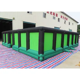 outdoor activities customized 10x10x2mH (33x33x6.5ft) giant inflatable maze laser tag game labyrinth puzzle field1