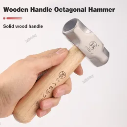 HAMMER NYA MINI HAMMER FO6028B SOLIT TRÄDRAGE CORT HANDELT ETCONAL HAMMER 1lB Högt kolstål Small Hammer Manual Hardware Tool