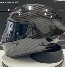 Hełm motocyklowy pełny twarz Pista GP RR 70 Anniverary Blosy czarny antyfog Visor Man Motocross Motocross Racing Helmet