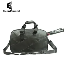 Väskor Greatspeed stor kapacitet 24 Tennisracket Bag Waterproof Tennis Bag Klädskor Fitness Bag Single Shoulder Travel Pack Pack