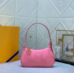 Bolsa de luxo mini lua multi-cor bolsa de couro high-end crescente saco clássico carteira feminina ombro axilas luxo