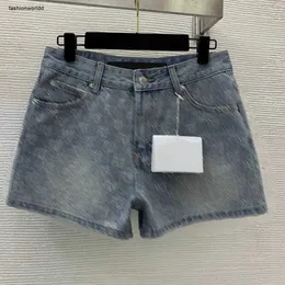 Marken-Shorts für Damen, Jeans, Designer-Hosen, modisches Logo, Damen-Jeansshorts mit mittlerer und hoher Taille, lässig, sportlich, 11. März