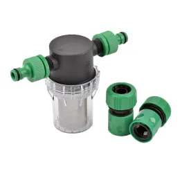 Connectors 1/2 3/4 Inch Garden Watering 40 Mesh Filter Agriculture Irrigation Hose Filter Water Pipe Quick Connector Car Washing Water Pump
