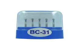 1 Pack5pcs BC31 Dental Diamond Brs Medium FG 16M for Dental High Speed ​​Handpiece العديد من النماذج المتاحة 9310335