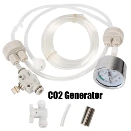 Aquariums With Pressure Air Flow Device DIY CO2 Valve Diffuser For Fish Tank Water Grass Homemade CO2 Generator Ozone System Kit