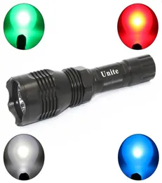 KC Fire Tactical Torch Q5 R5 LED 800LM LIGHT 802 LASHTlight WhiteredGreenBlue Light do nagrania na zewnątrz polowania na kemping OL0061W2761885