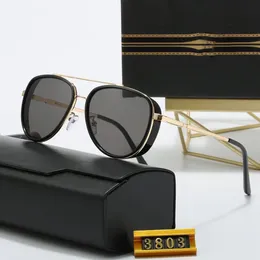 Retro Übergroße Metall Steampunk Stil Sonnenbrille Damen Herren Pilot Sonnenbrille Trend Designer Brille UV400 2024 Neu DITA