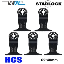 Parts Newone Starlock Hcs65*40mm Saw Blades Fit Power Oscillating Tools for Wood/plastic Cutting Hcs 45mm Starlock Blades