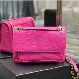 10A Spiegelqualität Messenger Designer Hochwertige Luxus-Chian-Tasche mit Überschlag aus echtem Leder, kleine, mittelgroße, klassische gesteppte Taschen mit süßer Geschenkbox