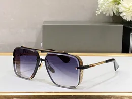 النظارات الشمسية للسيدات النسائية الأزياء الفاخرة في الهواء الطلق نظارة شمسية للرجال مربع عدسة UV400 Retro Eyewear Mach Six