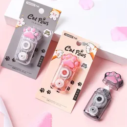 24pcs cat claw correction Tape Kawaii White Out Reforceorプロモーションギフト学生賞Sportiesstation240227