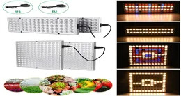 LED GROW Light Sunshine Full Spectrum dubbellägen Justerbar Grow Lamp 25W 45W växtljus för inomhushydroponikplantor Flowe8500531