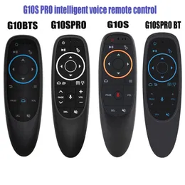 G10S PRO BTS Voice Air Mouse Remote Control Backlit 2.4GHz Wireless Google Microphone Controller IR Learning 6-axis Gyroscope for Android TV Box PC