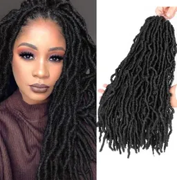 Mtmei hair Nu Faux Locs Crochetr Natural Dreadlocks Hair Goddess Faux Locs Crochet Hair Ombre Braiding Extensions 18 Inch 24Strand6455067