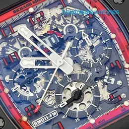 Захватывающие наручные часы Эксклюзивные наручные часы RM Watch RM011 RM011-FM Керамика Midnight Fire Ограниченная серия Мода Досуг Бизнес Бизнес Таймеры