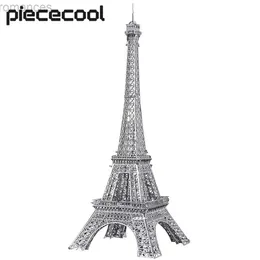 3D Puzzles PieceCool 3D Metal Puzzles for Adult Eiffel Tower Jigsaw Zestawy budowlane Brain Teaser 240314
