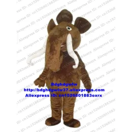 Mascot kostymer Brown Elephant Elephish Mascot Costume Adult Cartoon Character outfit kostym Öppningsmottagningsföretag Kick-off ZX2958