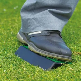 Golf Swing Training Leg Gravity Pedal Anti Slip Aid Portable Placure Correction Trainer för leveranser 240228