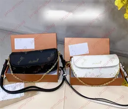 Kobiety Portfer z łańcuchem torby na łańcuch Ivy torebka M82653 pod pachę pachy dekoracyjna ramię na ramię Crossbody Bags Lady Pu sprzęgło portfel hobo torebki