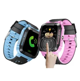 Y21 GPS Kids Smart Watch Antilost Flashlight Baby Wristwatch SOS SOS SOS GOCTER DECTOR